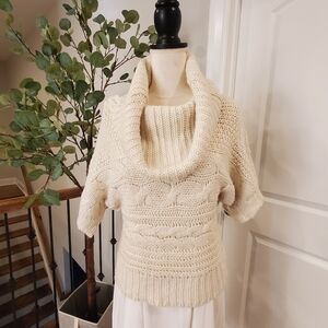 VTG  Cowl style knit sweater